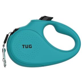 Coleira retrátil para cães TUG monocromática 360°, sem emaranhados, 5 m