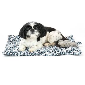 Cama para gatos Furhaven ThermaNap, lavável e com aquecimento automático, Snow Leopard