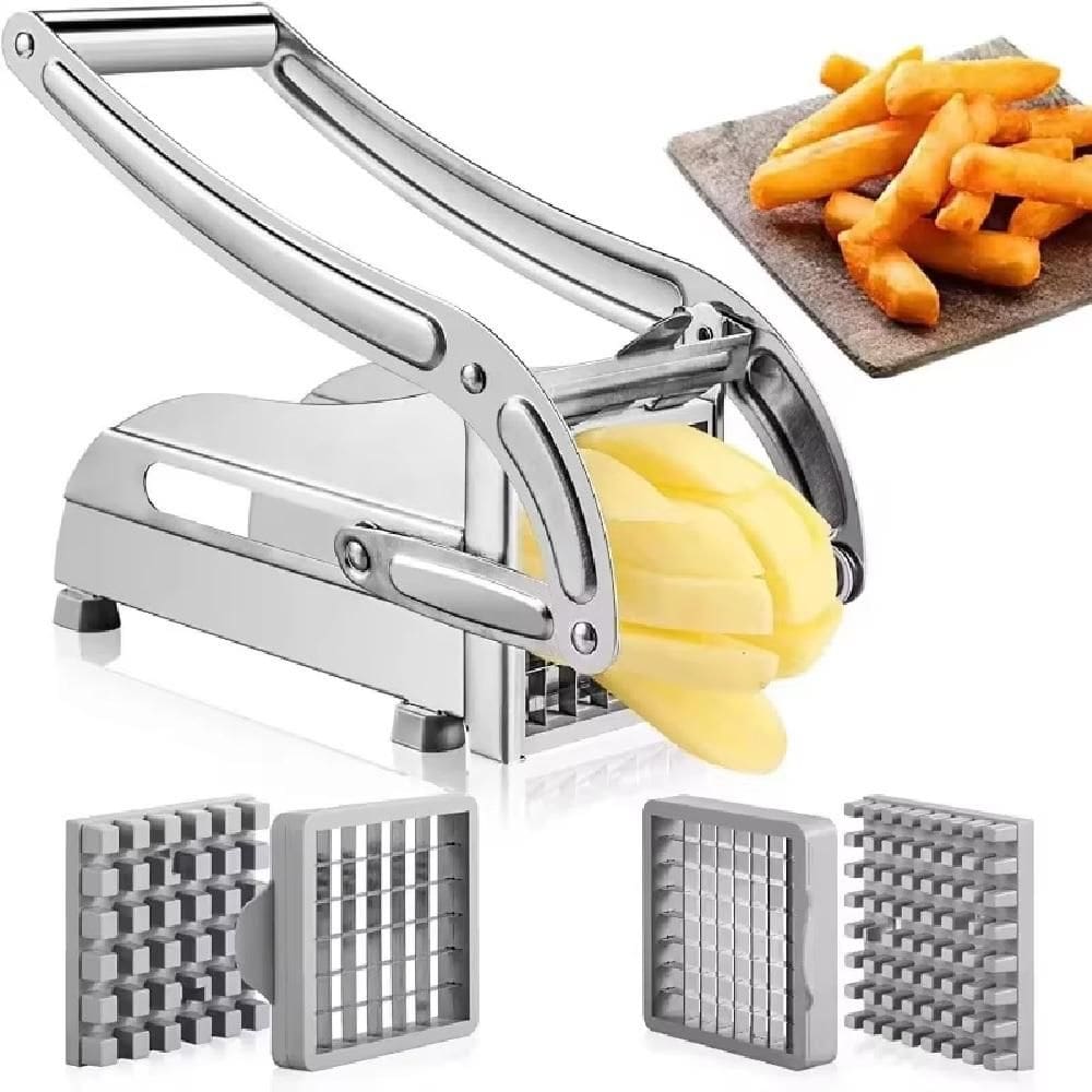 Cortador De Batata Frita Palito Legumes Vegetais Em Inox Fatiador Triturador De Mesa Industrial Potato Chipper