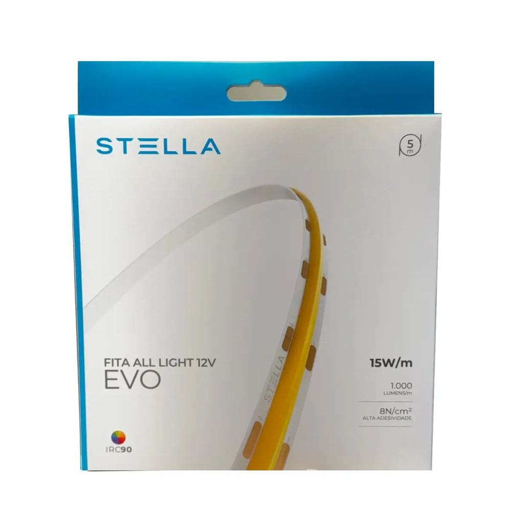Fita LED ALL Light 15W/m 4000k 12V EVO Rolo 5m Stella