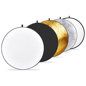 Refletor de luz Neewer 60 cm 5 em 1 dobrável com bolsa
