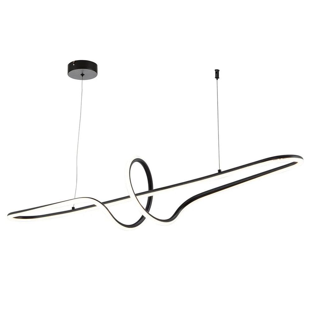 Pendente Illusion Led Preto Usina Design