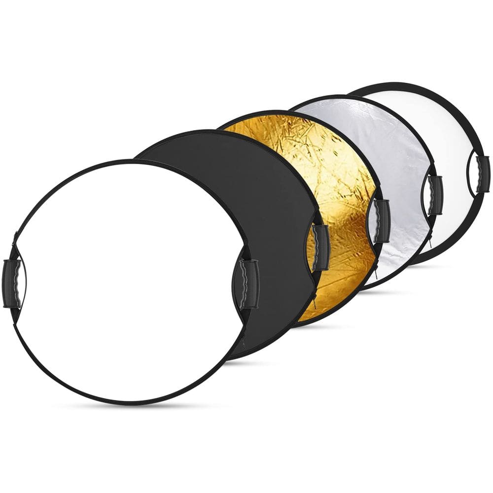 Refletor Neewer RF-56II 22/56cm com alça 5 em 1