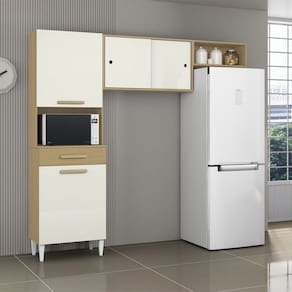 Cozinha Compacta Isabelle Atacama Off White Aramóveis