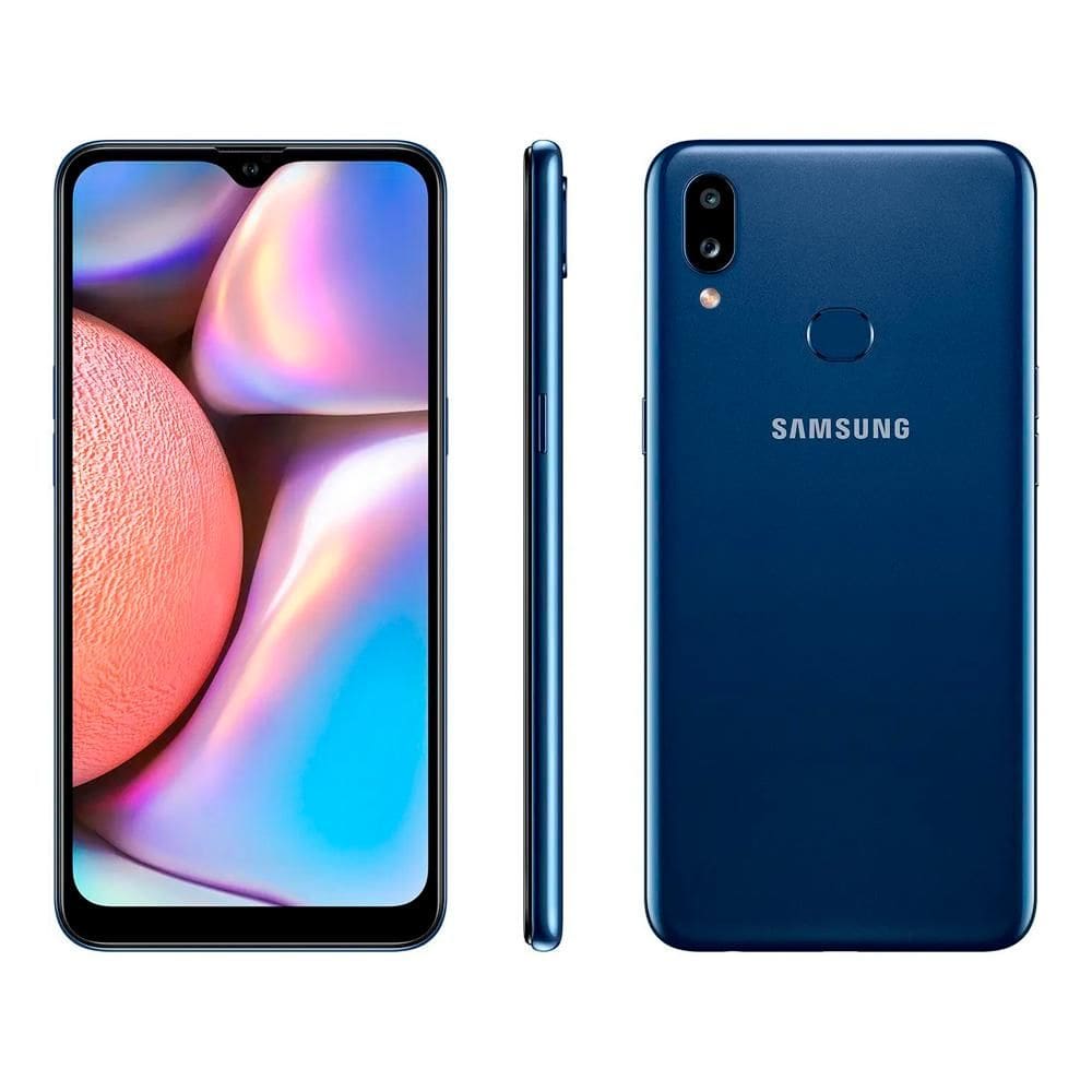 Usado: Samsung Galaxy A10S 32GB 2GB Azul Desbloqueado - VOKE