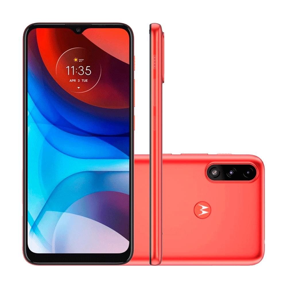 Usado: Motorola Moto E7 Power 32GB - Vermelho Coral - VOKE
