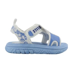 Sandália Bebe Grendene Kids Disney Happy Azul e Branco