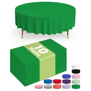 Toalha de mesa de plástico descartável, pacote com 10 unidades Pureegg St. Patrick