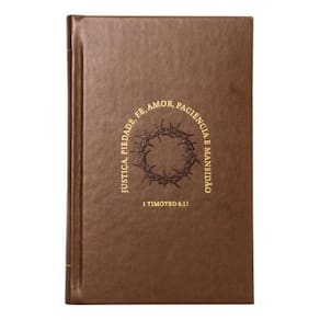Bíblia Nvi, Letras De Jesus Em Vermelho, Couro-Soft Marrom Sobre Capa Dura, Timóteo