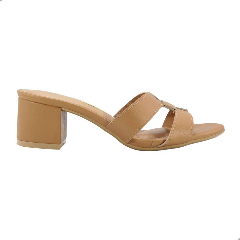 Tamanco Feminino Vizzano Pelica Camel