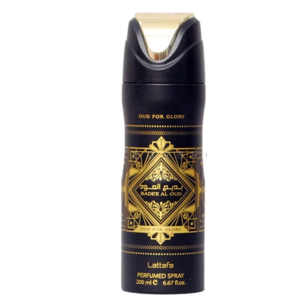 Spray desodorante perfumado Lattafa Oud For Glory Bade`e Al Oud