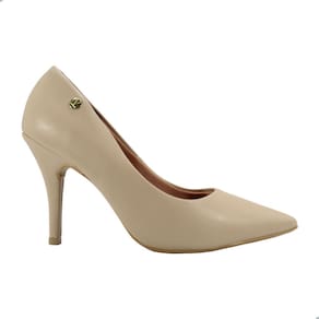 Sapato Feminino Vizzano Pelica Bege