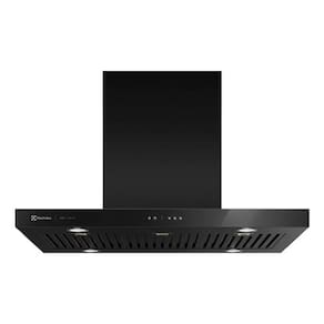 Coifa De Ilha 90cm Painel Touch Preta 127v - Electrolux