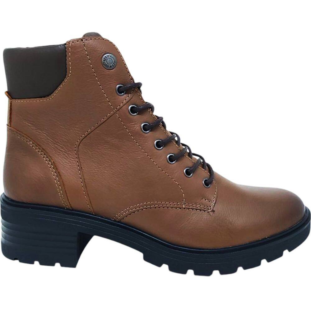 Bota Coturno Feminina Casual Dia a Dia Passeio Trabalho Salto Baixo Free Way Zara01