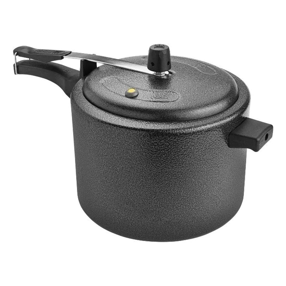 Panela De Pressao 7 Litros Preto Craqueado Cozinha Real