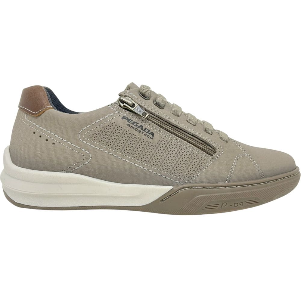 Sapatênis Masculino em Couro Casual Dia a Dia Calce Fácil Pegada Easy Wear 111002