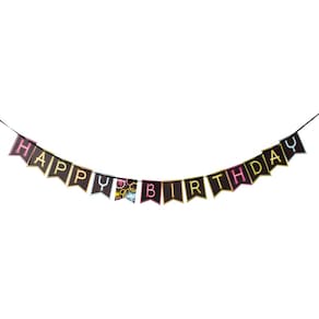 Banner de fita Creative Converting Glow Party 1 quilate 2,5 m x 2,7 m