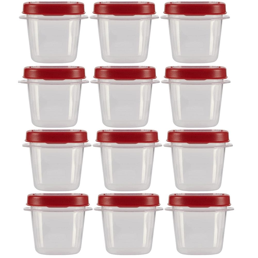 Recipientes de armazenamento de alimentos Rubbermaid Easy Find Lids 0,5 L