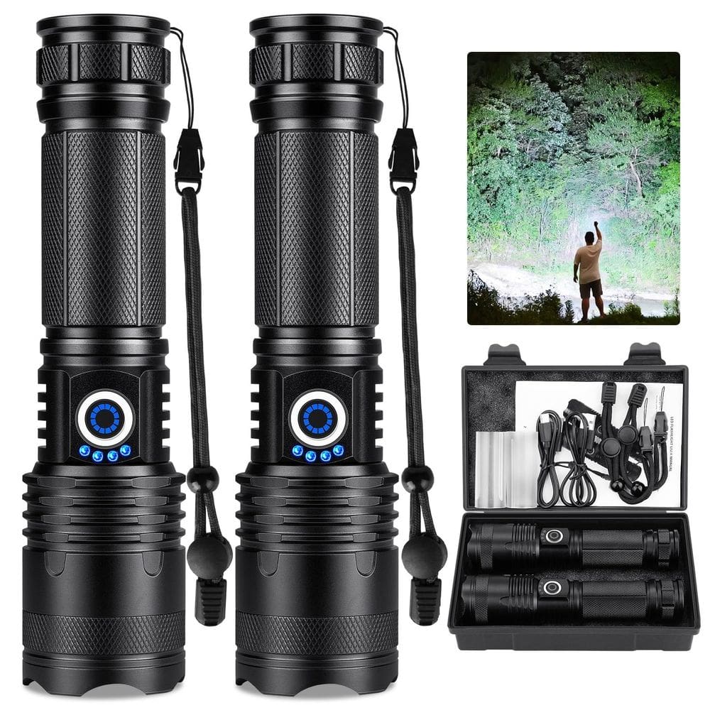 Lanterna Alicegirl M110 recarregável de 990.000 lúmens, pacote com 2