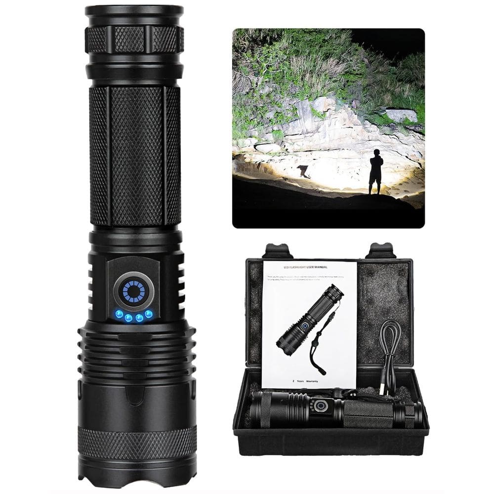 Lanterna Sigoobal High Lumens 990000lm Recarregável 12h