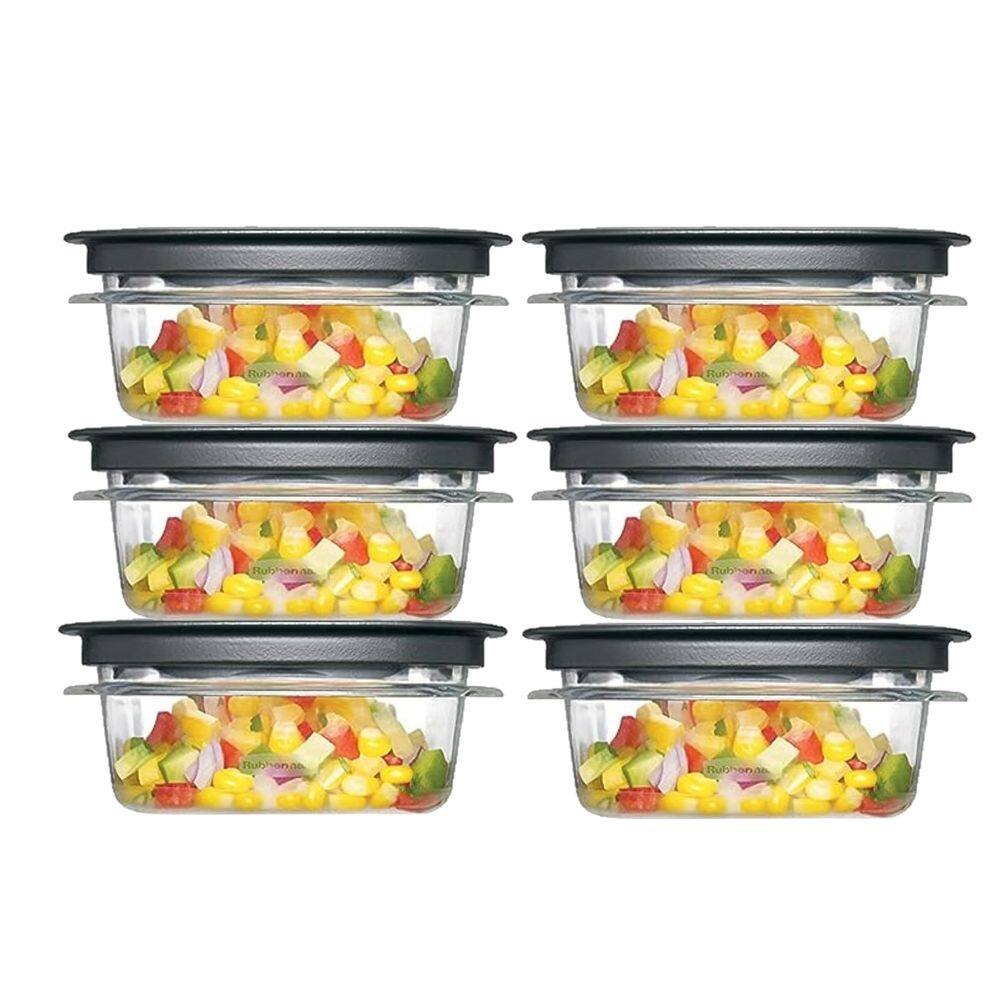 Conjunto de armazenamento de alimentos Utensiliux Rubbermaid Premier 1,25 L 12 unidades