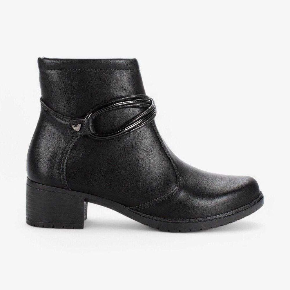 Bota Feminina Mississipi Cano Curto Salto Blocado