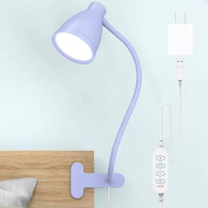Lâmpada de mesa BOHON Lilac Purple 10W 38 LED 3 cores 10 brilho