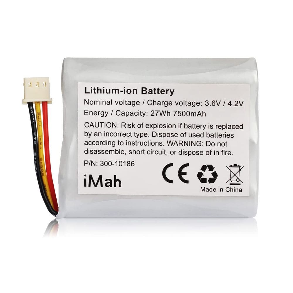 Bateria de substituição iMah 300-10186 3,6 V 27 Wh para comando ADT