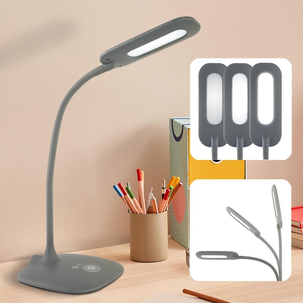 Lâmpada de mesa OttLite LED Soft Touch 3 Configurações de brilho