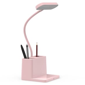 Candeeiro de mesa AXX Cute Pink Table Light para crianças, mulheres e meninas adolescentes
