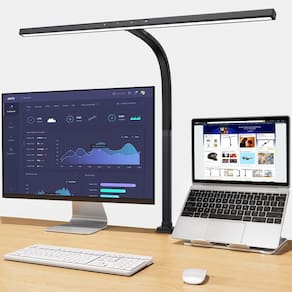 Lâmpada de mesa EppieBasic LED Architect Clamp 24W 6 modos de cor