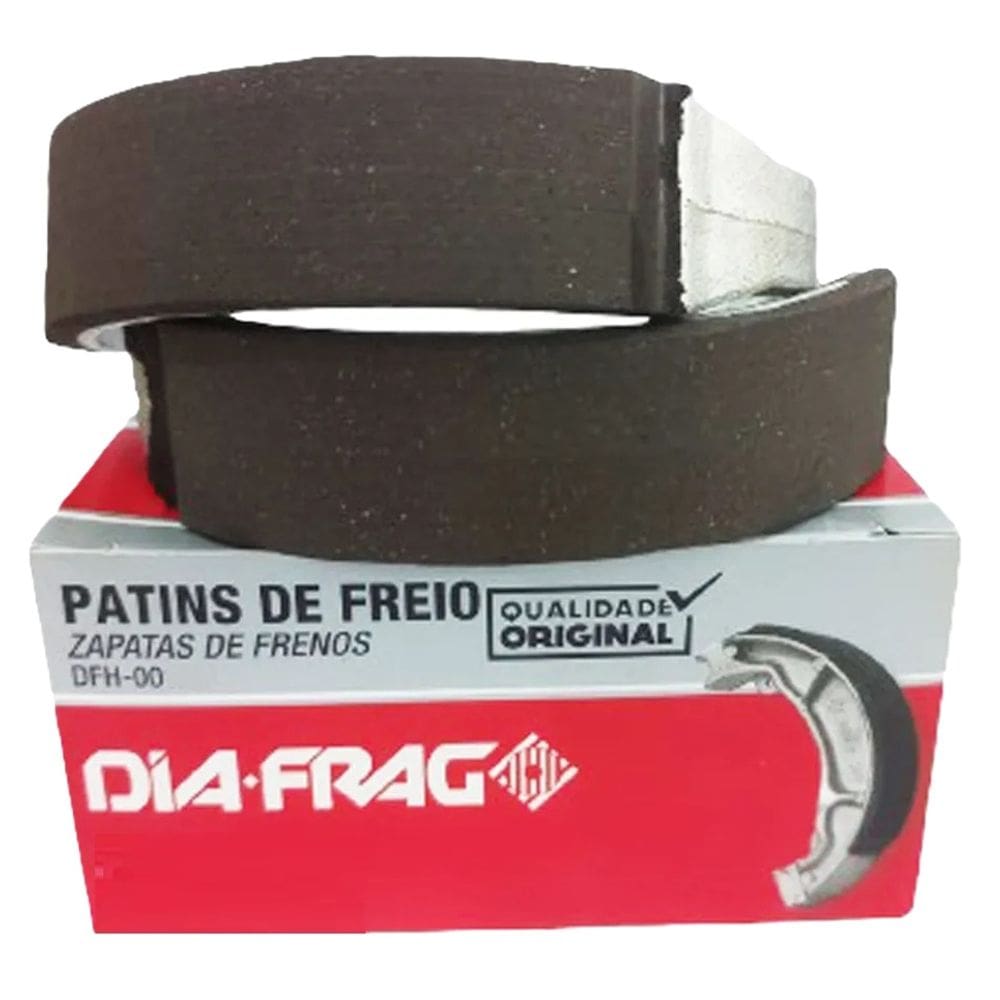 Patim Freio Cg 125 1977 Ate 1999 Traseiro Diafrag + 0,25