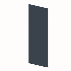 Folha de Porta de Madeira 210x70x3,5cm Preto Tx