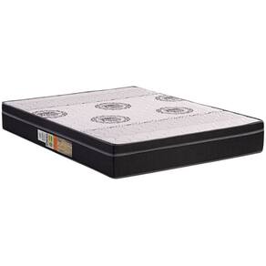 Colchão Casal Ortopédico 138cm X 25cm Branco/Cinza