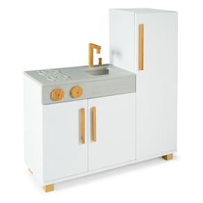 Mini Cozinha 93cm X 84cm X 28cm Garfield Cinza/Branco