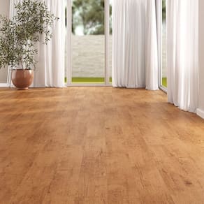 Kit com 30m² Piso Vinílico em Régua 17,78cm X 2mm X 1,21m Sofisticato Ruffino Amoreira