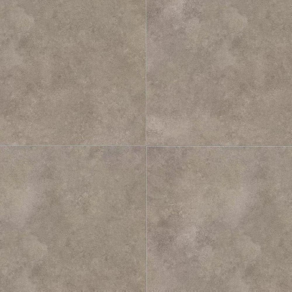 Kit com 20 M² Piso Colado 2mm 91,44 X 91,44 Cm Nobile Studio Cimento Queimado