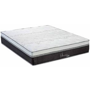 Colchão Casal Molas 138cm X 30cm Branco/Preto