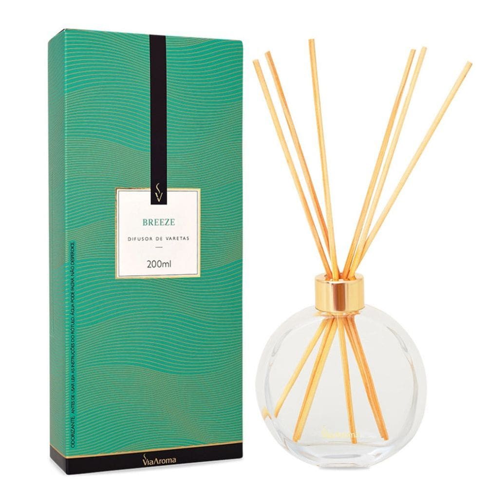 Difusor de Varetas Breeze Via Aroma - 200ml