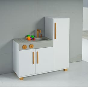 Mini Cozinha 93cm X 84cm X 28cm Garfield Lilas/ Branco