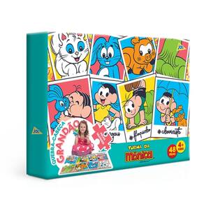 Turma da Mônica Quebra-Cabeça 48 Peças Grandão