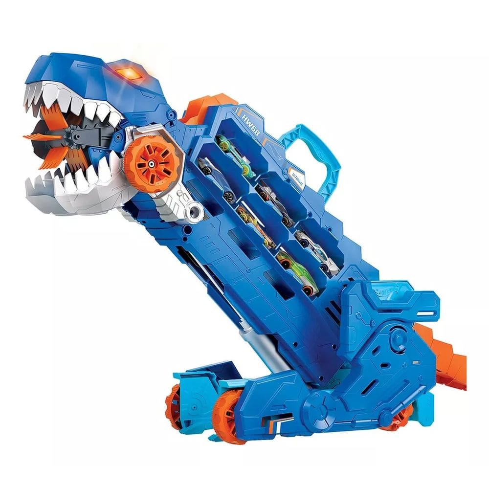 Pista Hot Wheels City Caminhão Transportador T-rex Ultimate