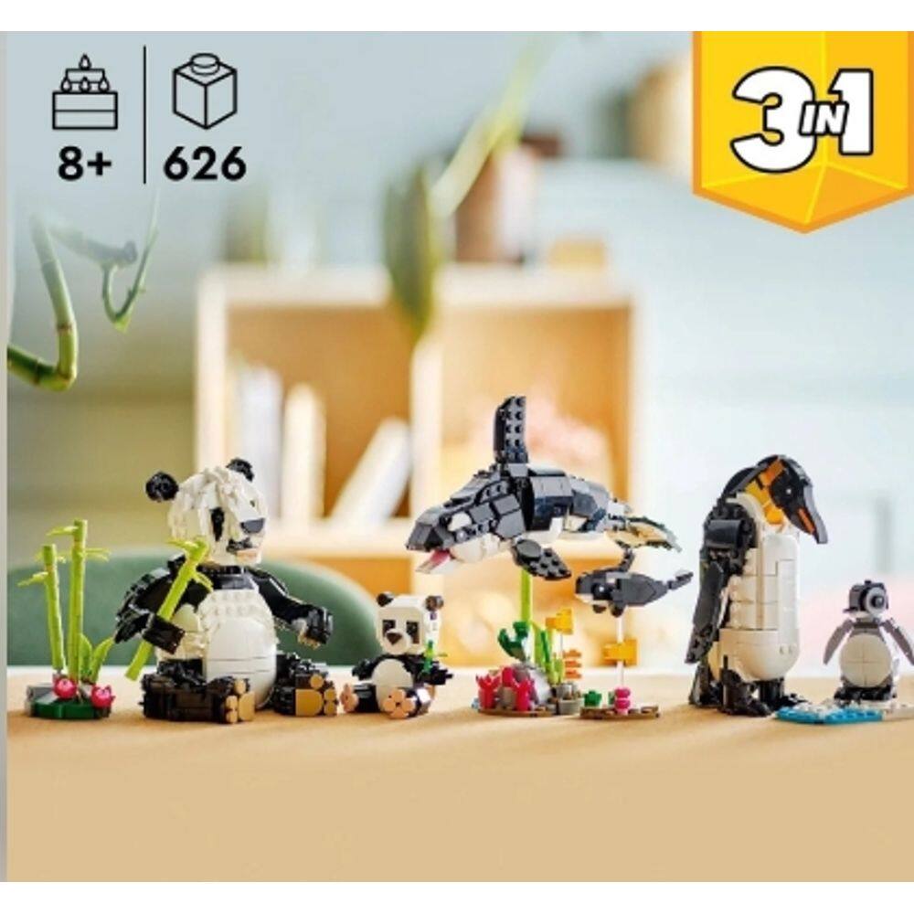 LEGO Creator 3 em 1 - Animais selvagens: Família | Casas Bahia