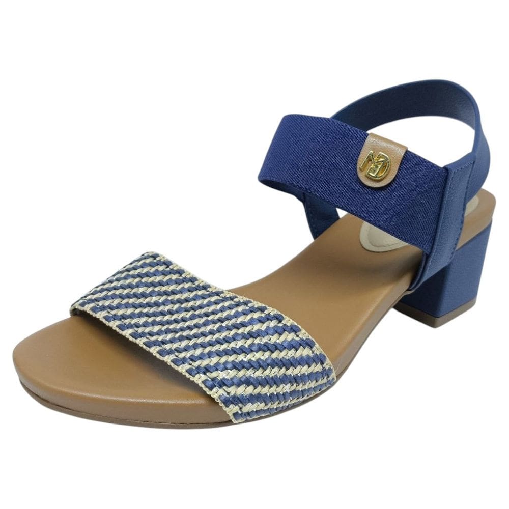 Sandália Feminina Salto Bloco Médio Conforto Tresse Modare