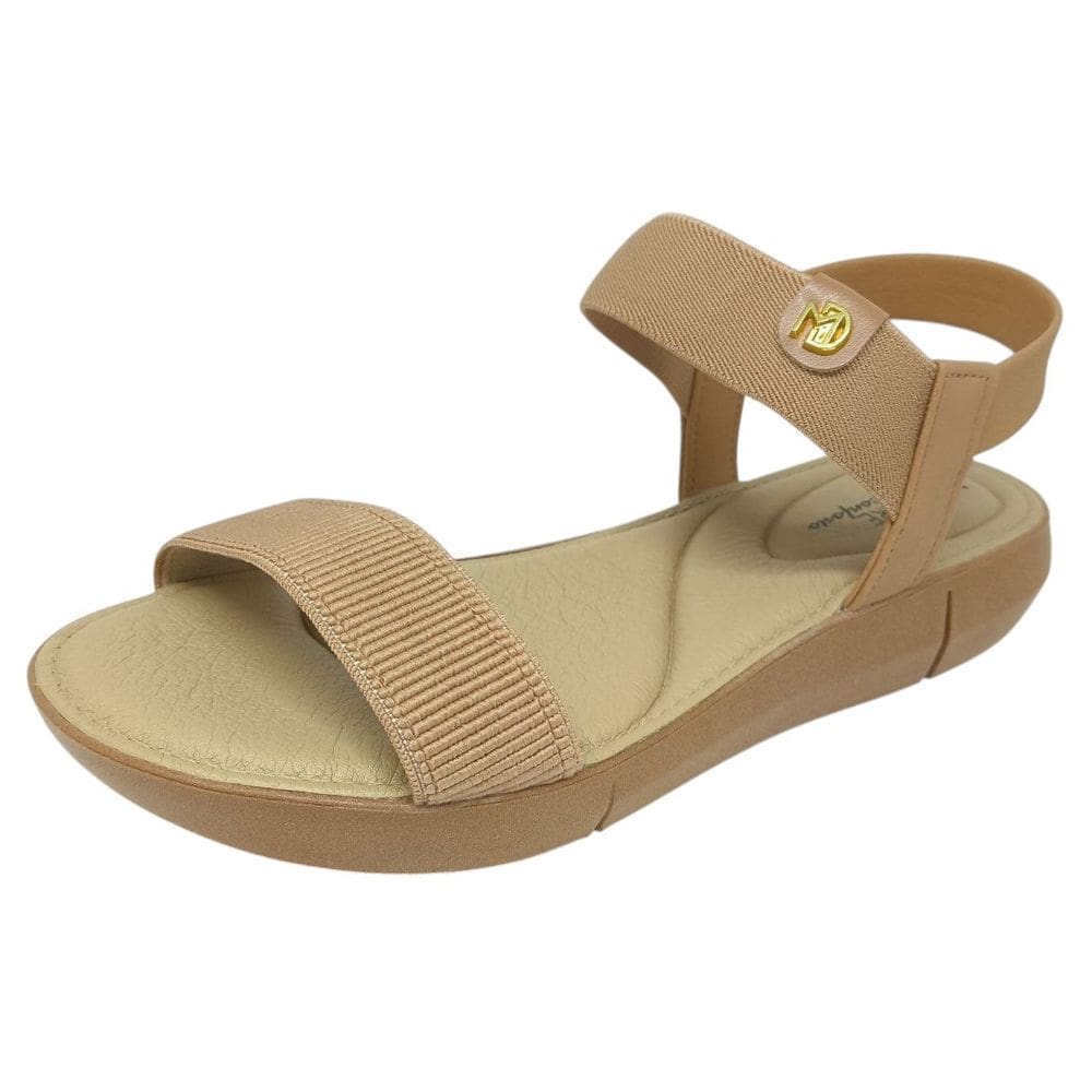 Sandália Feminina Super Conforto Flat Anabela Baixa Modare