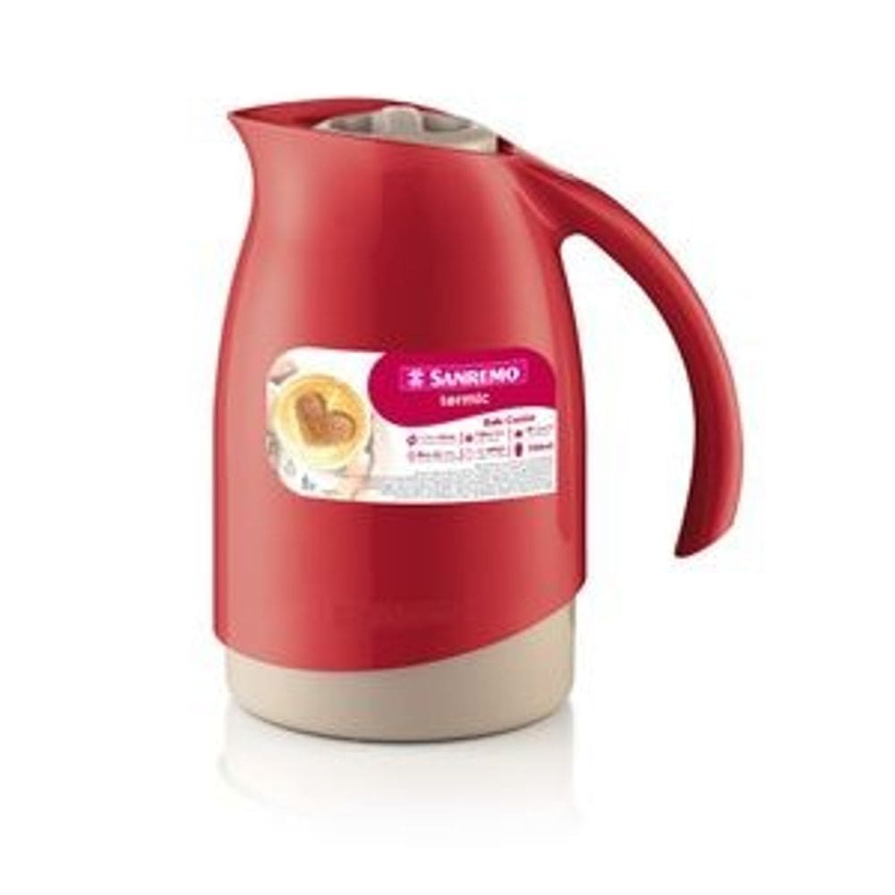 Bule Termico Vermelho 700Ml
