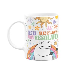 Caneca Flork Vibes - Eu reclamo mas resolvo - 325ml