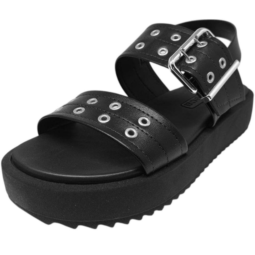 Sandalia Feminina Flatform Conforto Festa Moda Moleca