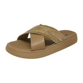 Chinelo Feminino Slide Conforto Brilho Estilo Moleca