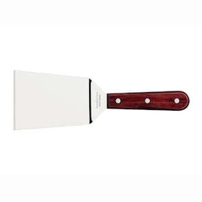 Espátula Fritura Para Chapa Lâmina Inox Cabo Madeira Polywood Vermelho 5" - Tramontina 21168175